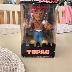 Tupac Collectible Figurine with Red Bandana